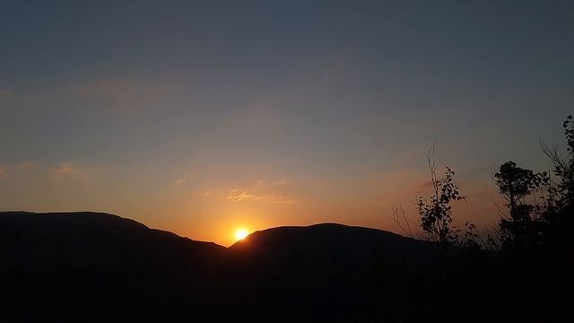 Лаго-наки - заход солнца таймлапс