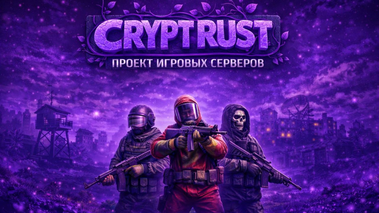 ОТКРЫТИЕ Crypt Rust — новый проект игровых серверов