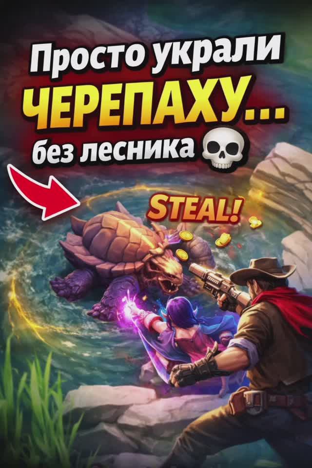 Просто украли черепаху — решающий момент 💀