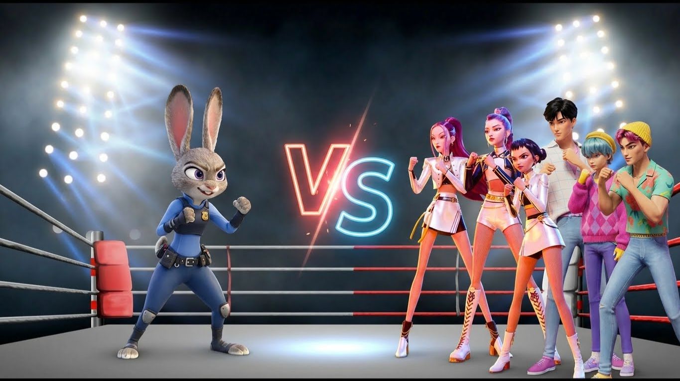 Зверополис против Охотниц на Демонов | Битва Мемов