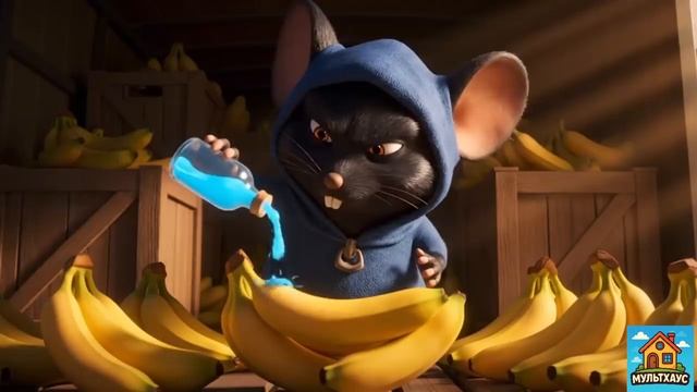 Детский Мультфильм как папа кот строил мотоциклы