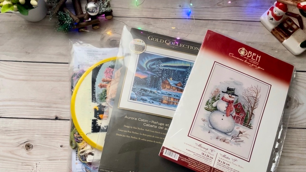 27. Что вышивала в конце декабря! Покупки и подарки