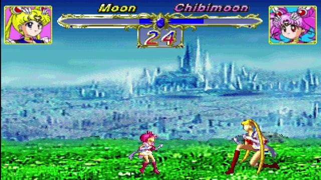 Bishoujo Senshi Sailor Moon SuperS - Shin Shuyaku Soudatsusen (Japan) Ps1 - Короткий геймплей