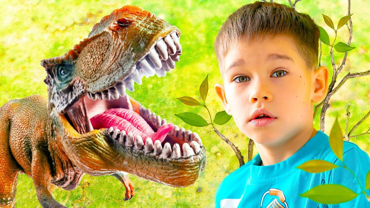 Динозавры в парке? Мы прогулялись по Юрскому парку.