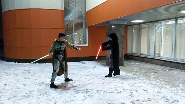 Сражение джедаев на Поларкон 2018 Мурманск [Замедленная съемка]