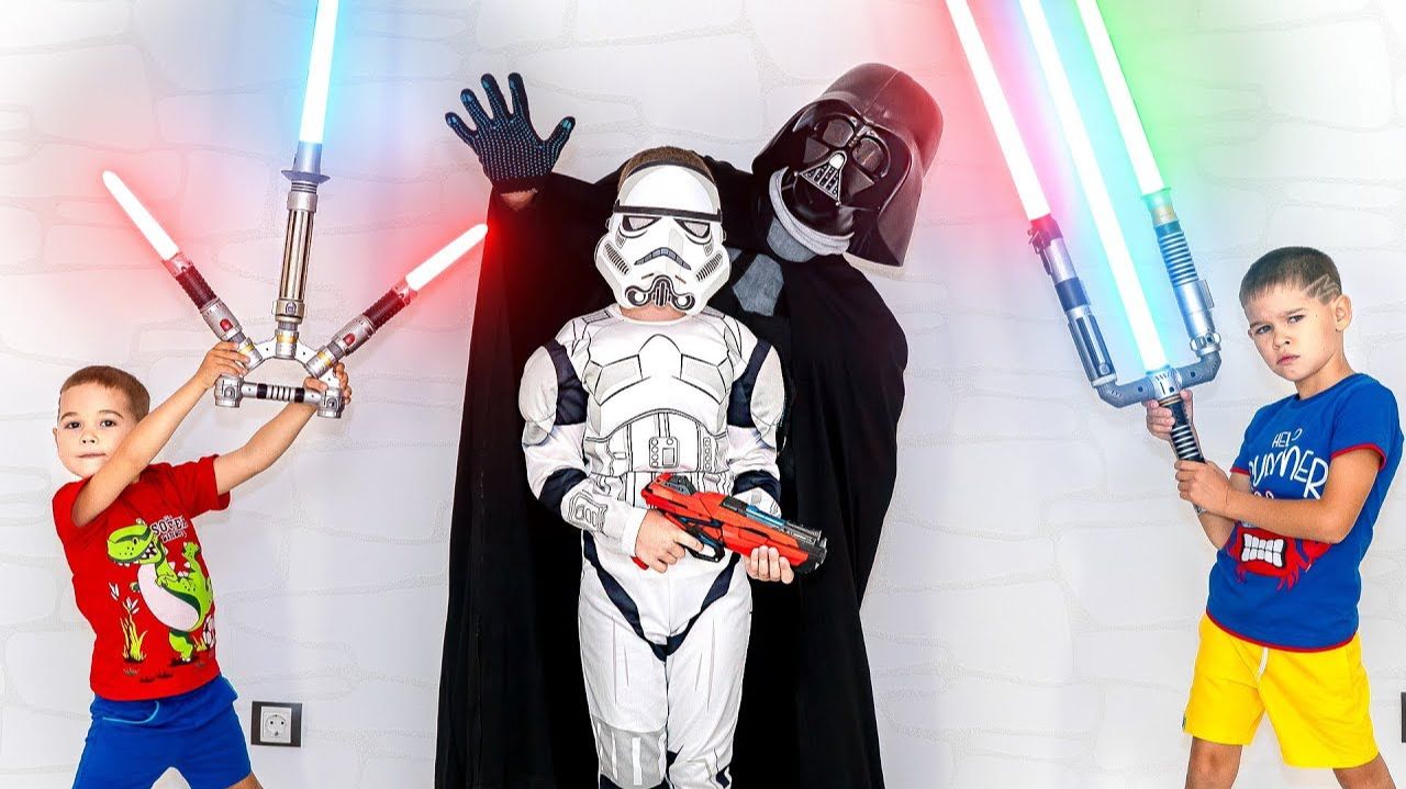 Дарт Вейдер и МАЛЕНЬКИЕ ДЖЕДАИ. Звездные войны (пародия)