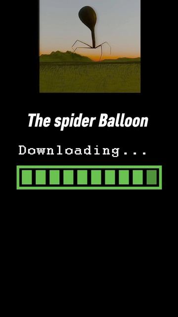 Description From The Object Spider Balloon