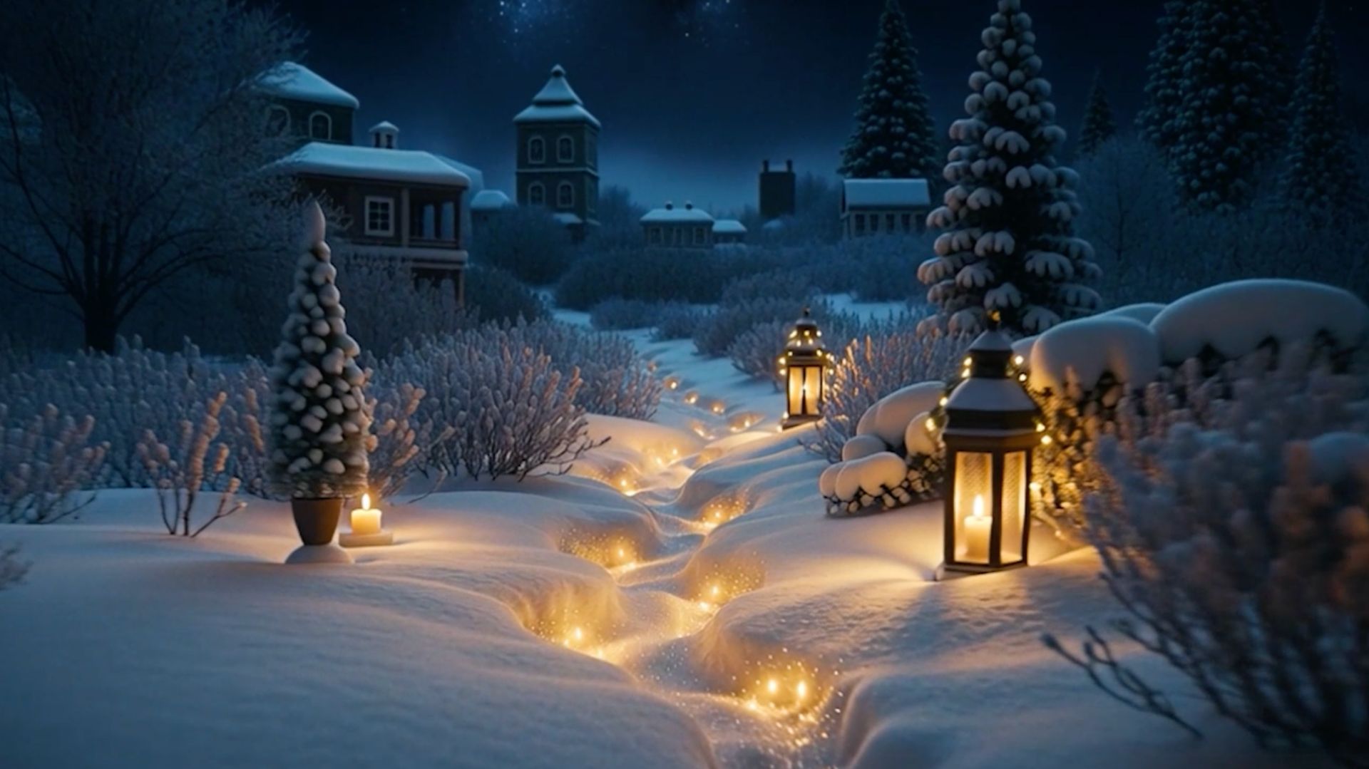 Новый год_ИИ видео