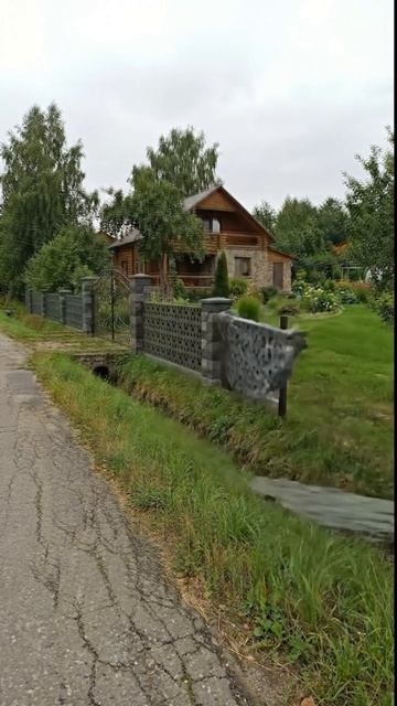 Забор для коттеджа, дома из бриз блоков