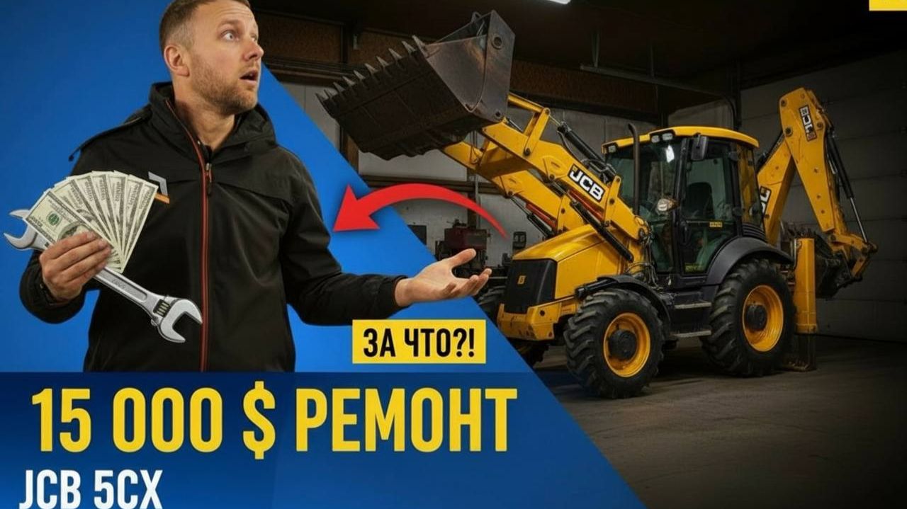 Сколько стоит ремонт экскаватора погрузчика