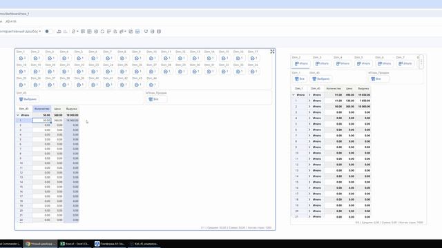 Платформа А1. Куб с большим количеством измерений