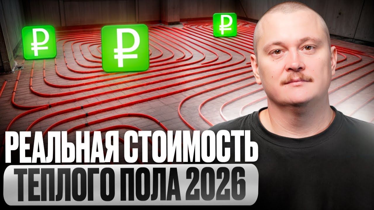Реальная ЦЕНА ТЕПЛОГО ПОЛА в 2026 году! Детальный расчет