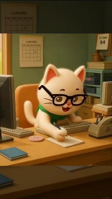 Когда есть система, даже кот спокоен✏️