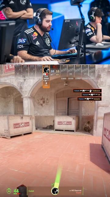 Лучшие моменты CS2: 20-летний опыт Fallen-а #counter-strike #furia #donk #team Spirit