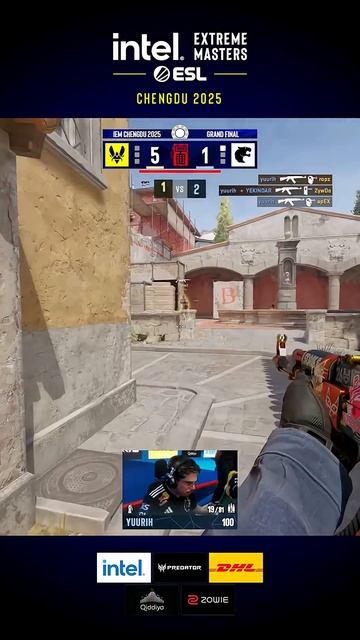 Лучшие моменты CS2: Yuurih делает невероятные киллы #counter-strike #furia #vitality #chengdu #donk