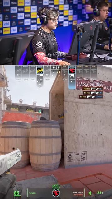 Лучшие моменты CS2: Безумие от Twistzz #counter-strike #faze #navi #natus Vincere #carrigan #donk