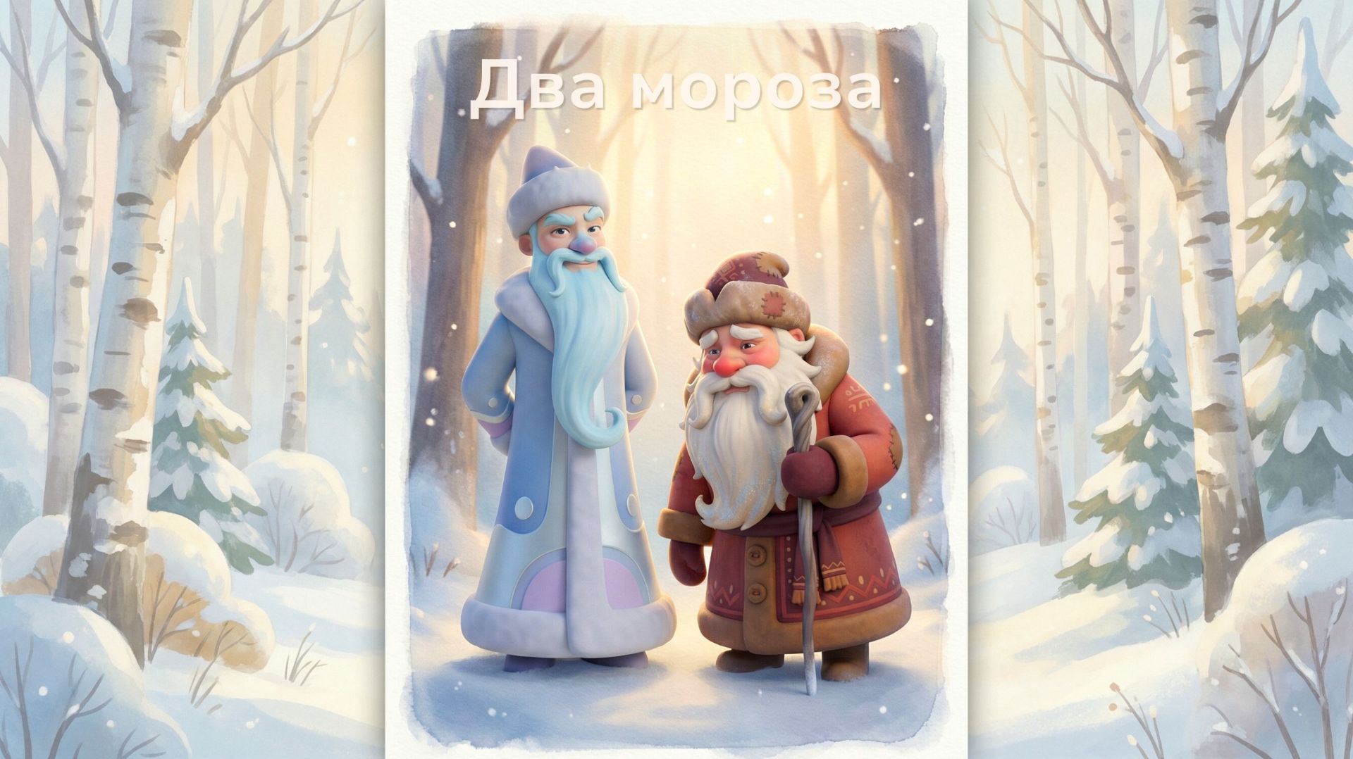 ❄️ Два Мороза — русская народная сказка | Сказка перед сном