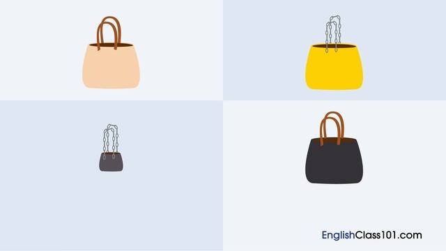 B1 Listening. Bag Design