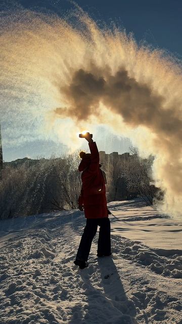 СИБИРСКИЙ МОРОЗ. Эффект Мпембы 🧡