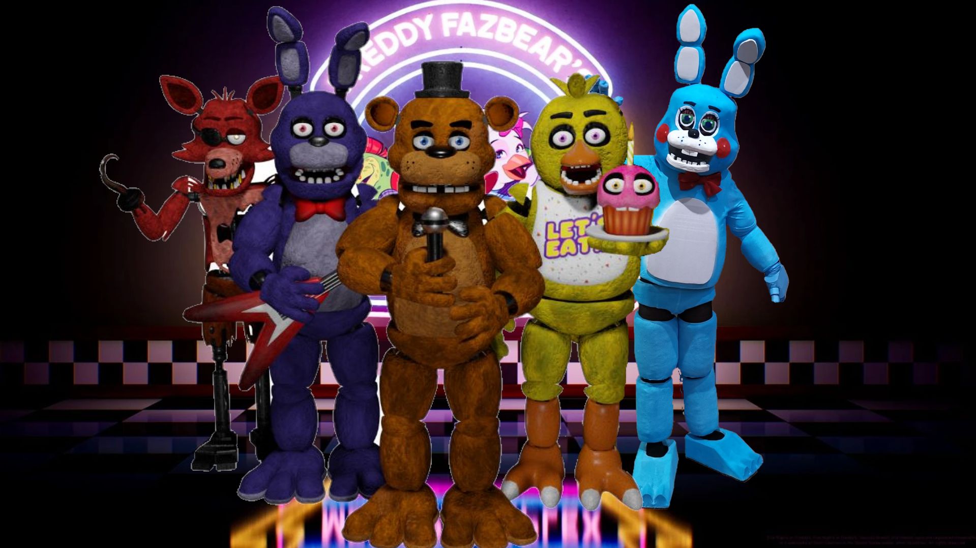 Делаем костюм аниматроника Игрушечный Бонни ФНАФ, FNAF Toy Bonnie