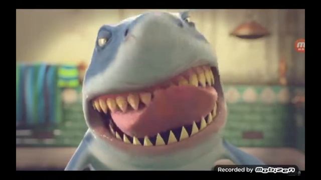 как акула чистет зубы