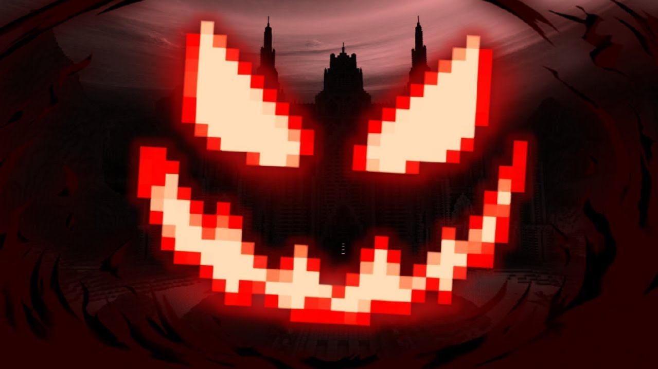 Страшный майнкравт один блок