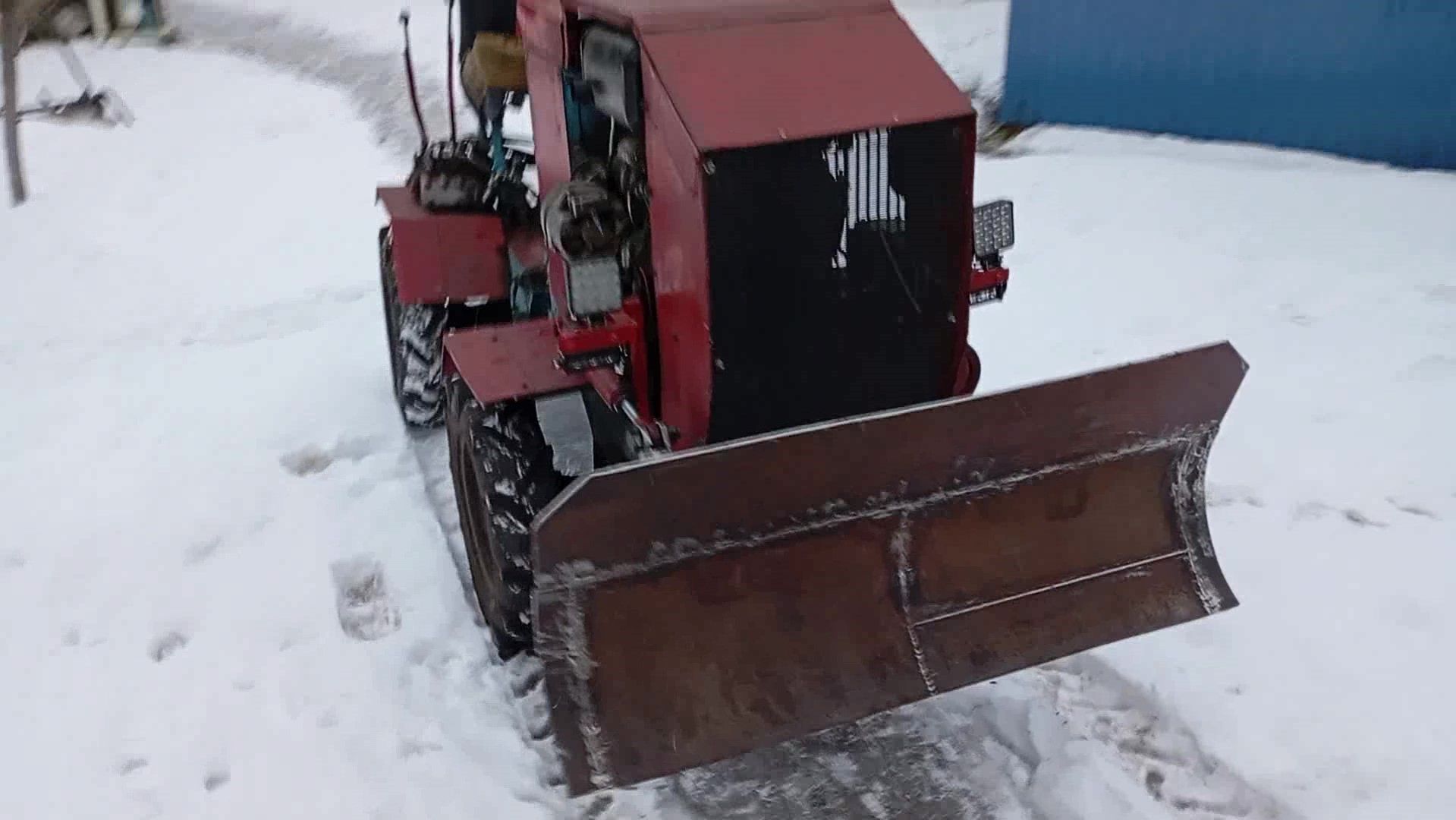 Мой минибульдозер.Переделка и доработка.