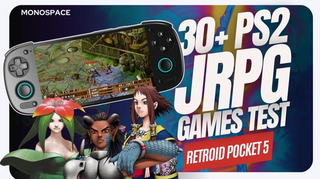 30+ JPRG игр для PS2 на Retroid Pocket 5