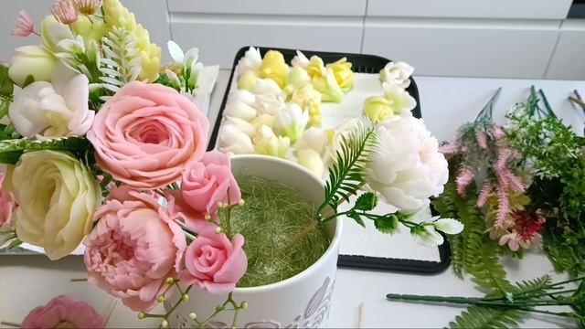 мыловарение/собираю большой букет/💐🤗