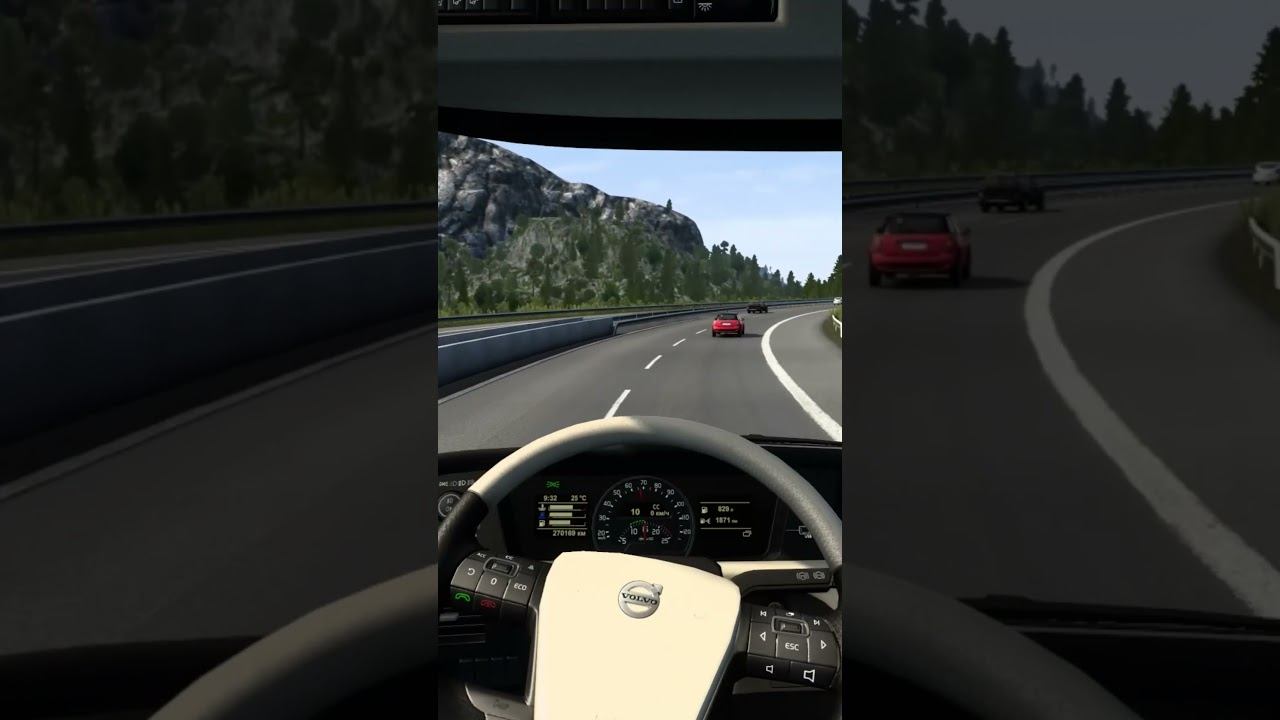 ETS 2 Euro Truck Simulator 2 Logitech G29 #shorts