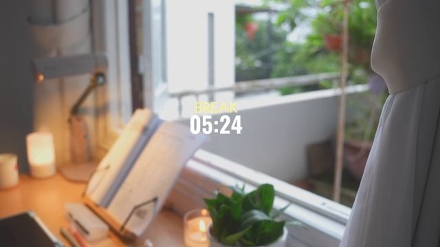 2 часа STUDY WITH ME ｜ Relaxing Lo-Fi, Background Noises ｜ Pomodoro 50⧸10 ｜ Sunrise