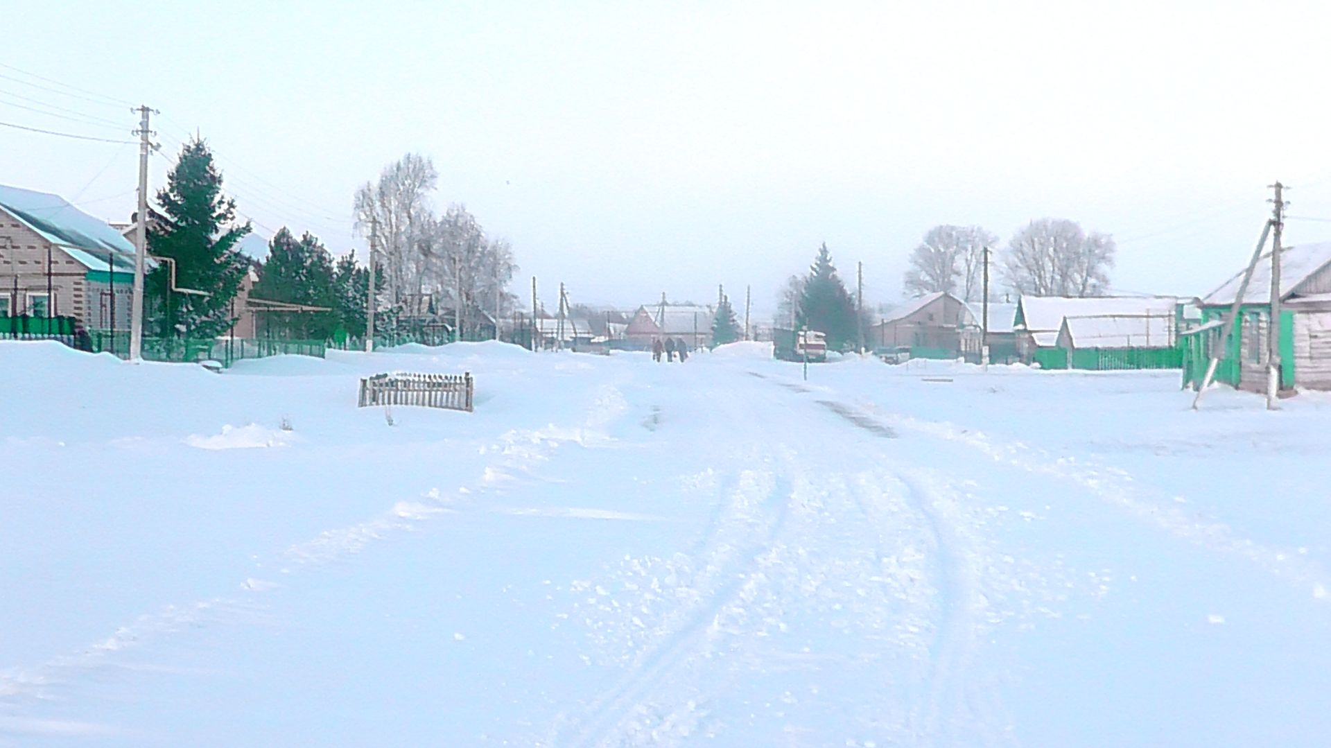 Зимняя деревня Серёжкино