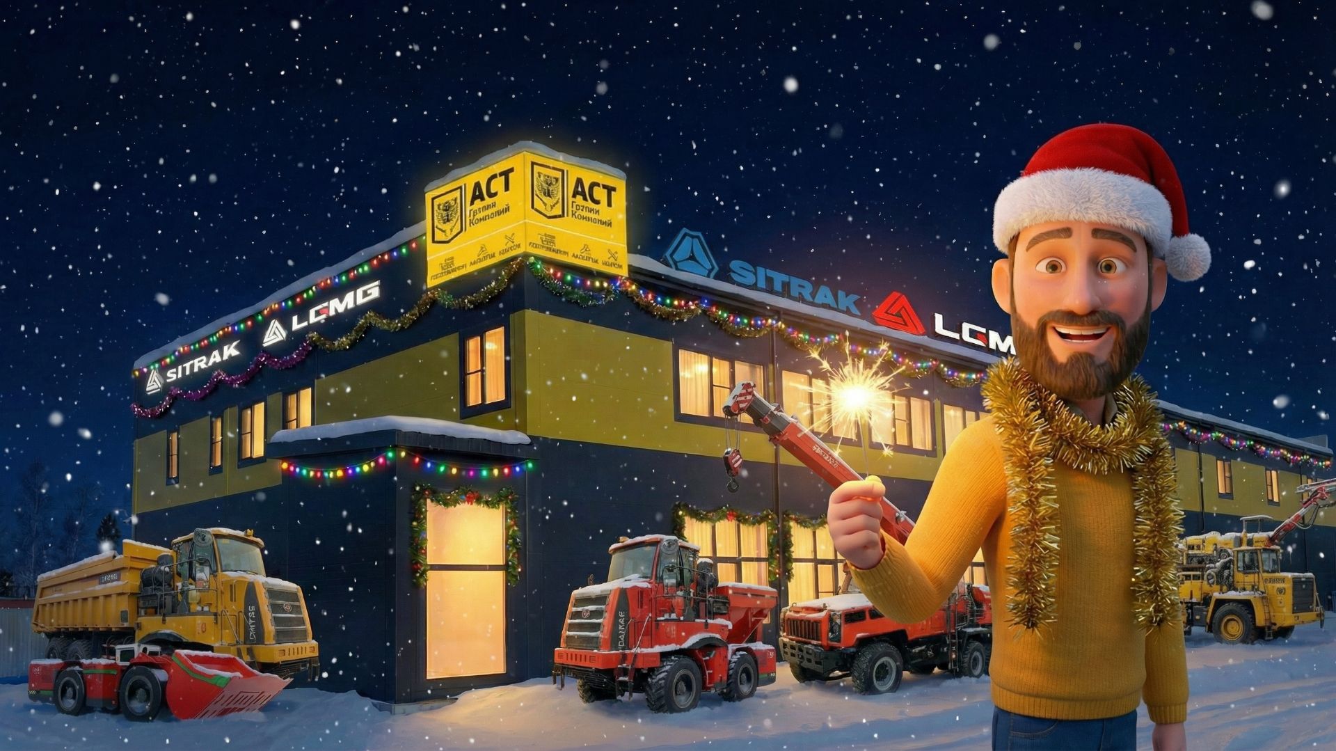 Поздравление коллег и партнёров с Новым годом!