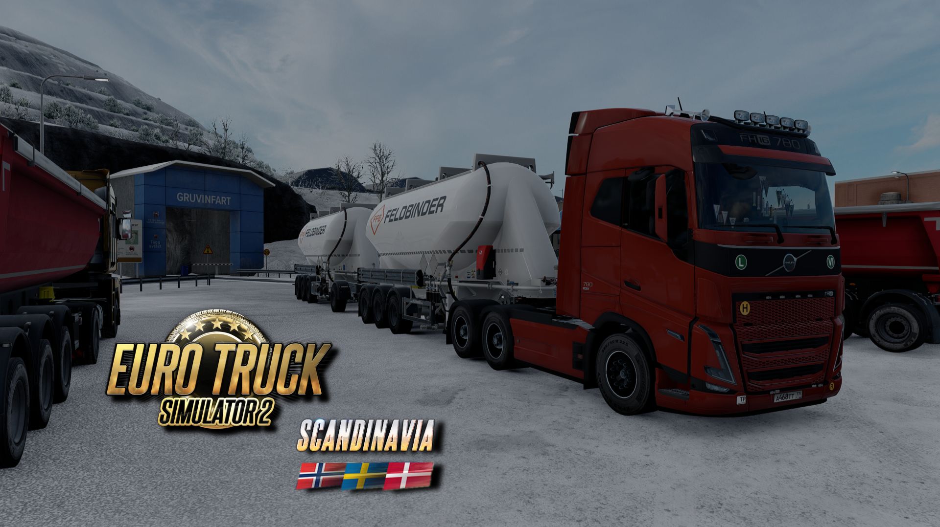 POV Realistic Driving VOLVO FH6 780 (Snowymoon+Frosty 10.4)
