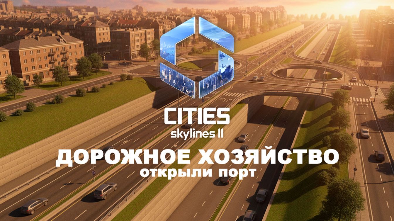 Старинный городок, развязки| Bridges & Ports DLC | Cities Skylines 2