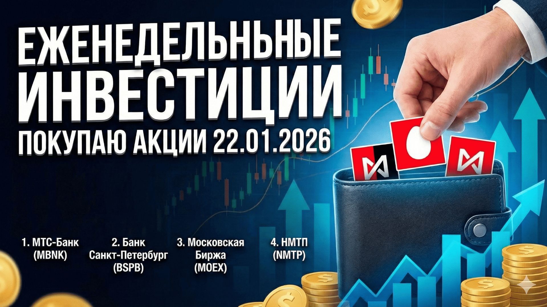 Еженедельные инвестиции: покупаю акции 22.01.2026
