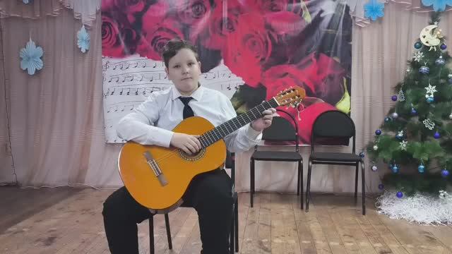 Чернов Арсений, ДМШ 1 им. Н.К. Самрина, г. Черногорск, А. Бельдинский 