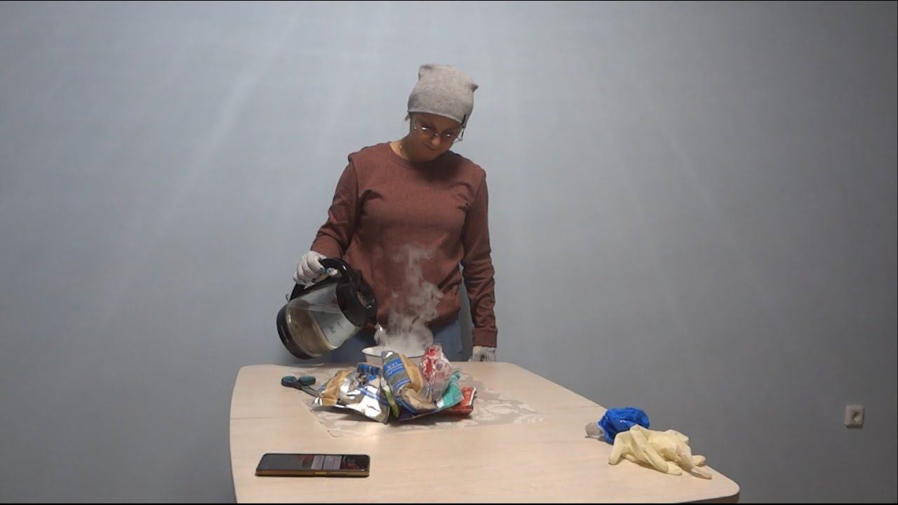 Опыт с сухим льдом в домашних условиях