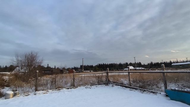 Счастливые Сибиряки.Дереенские хлопоты зимой.Снег.Погода и природа.