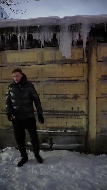 Где безопаснее зимой: в центре Питера или за городом? Сравнили наглядно! #центрспб #строительство