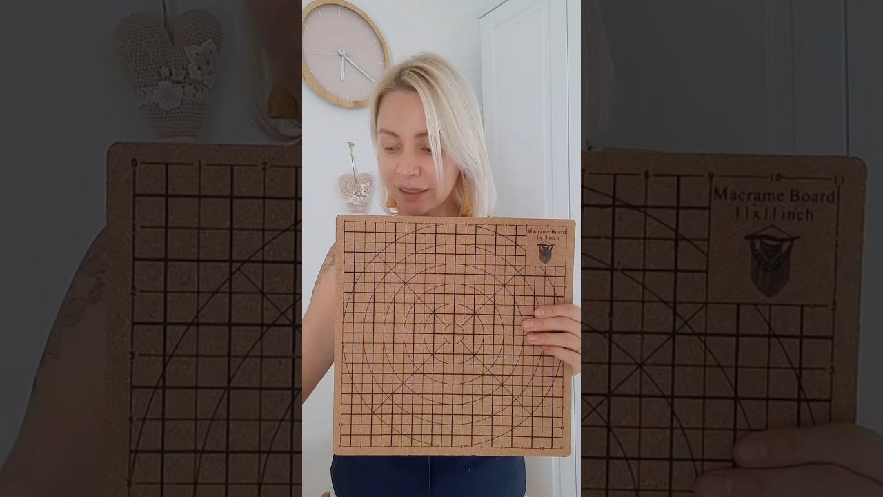 Это мой честный отзыв о пробковой доске для макраме. #макраме #доскамакраме #обучениемакраме