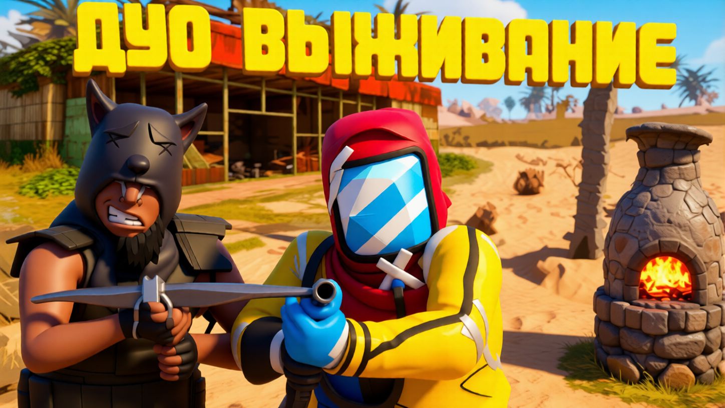 Дуо Выживание Держим Район В Страхе Раст/Rust
