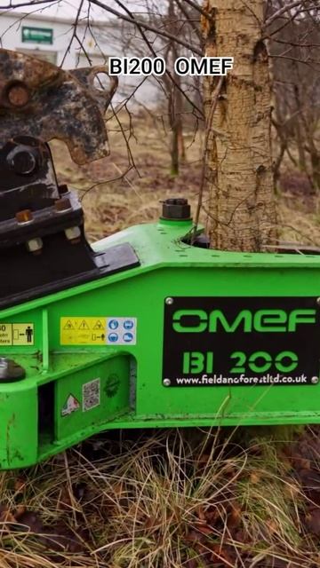 🟢 BI200 Лесные валочные ножницы @OMEFGROUP на экскаваторе Kubota 8тн