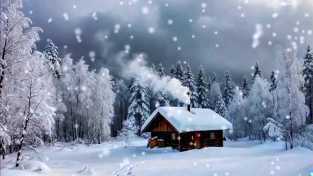 УСПОКАИВАЮЩАЯ МУЗЫКА ДЛЯ ДУШИ, ОТДЫХА И РЕЛАКСА. МЕДИТАТИВНАЯ МЕЛОДИЯ В ЗИМНЕМ ПЕЙЗАЖЕ С ДОМИКОМ.