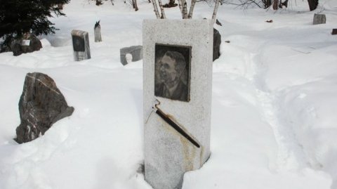 Кладбище альпинистов. Домбай. КЧР. Январь. 2026.