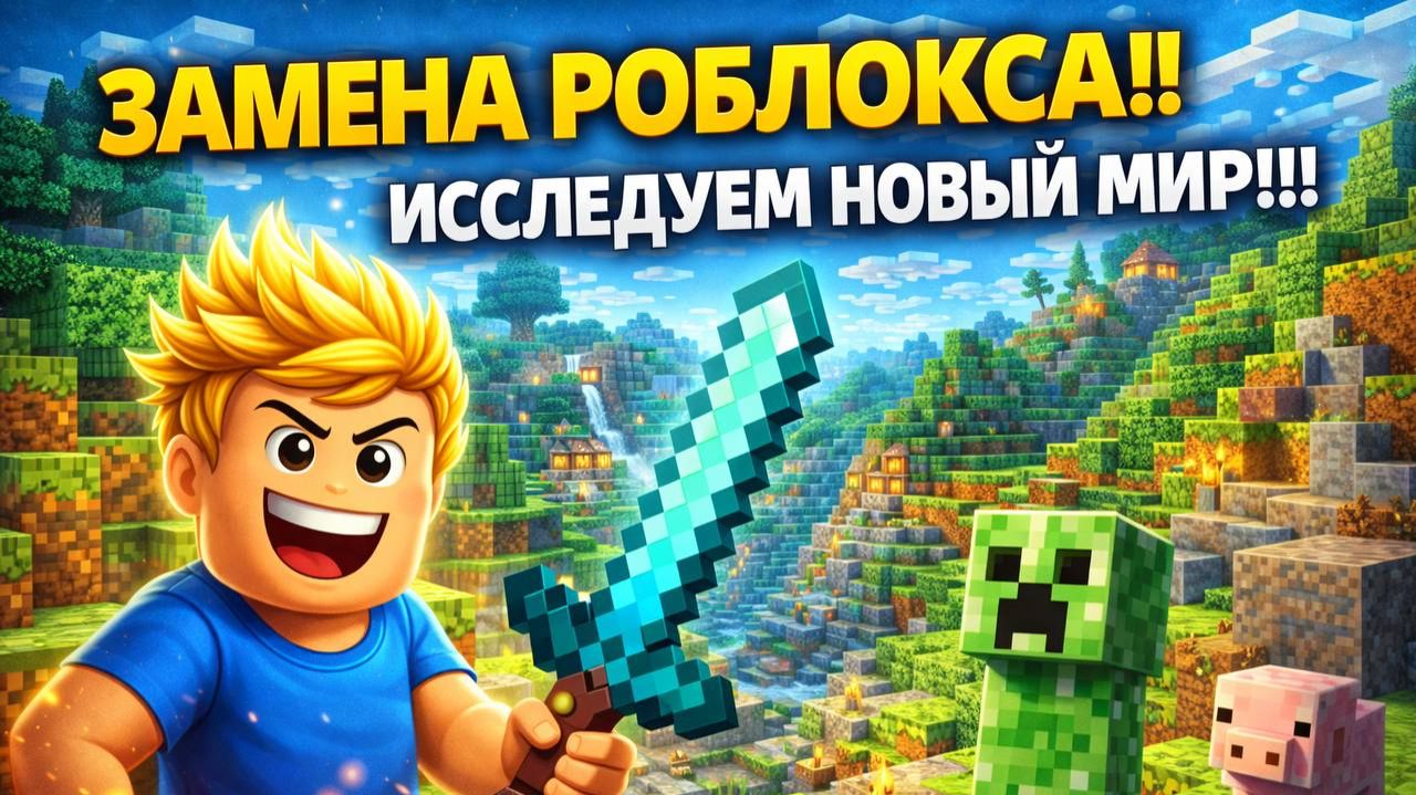 ЗАМЕНА РОБЛОКСА!! ИССЛЕДУЕМ НОВЫЙ МИР!!!