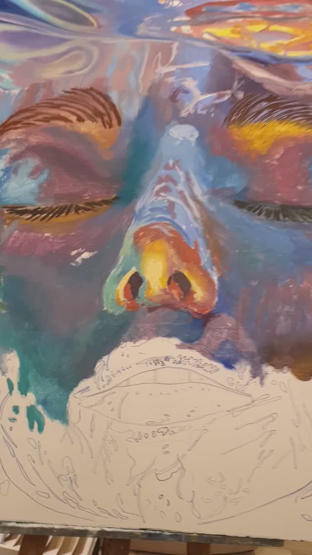 яркие краски..