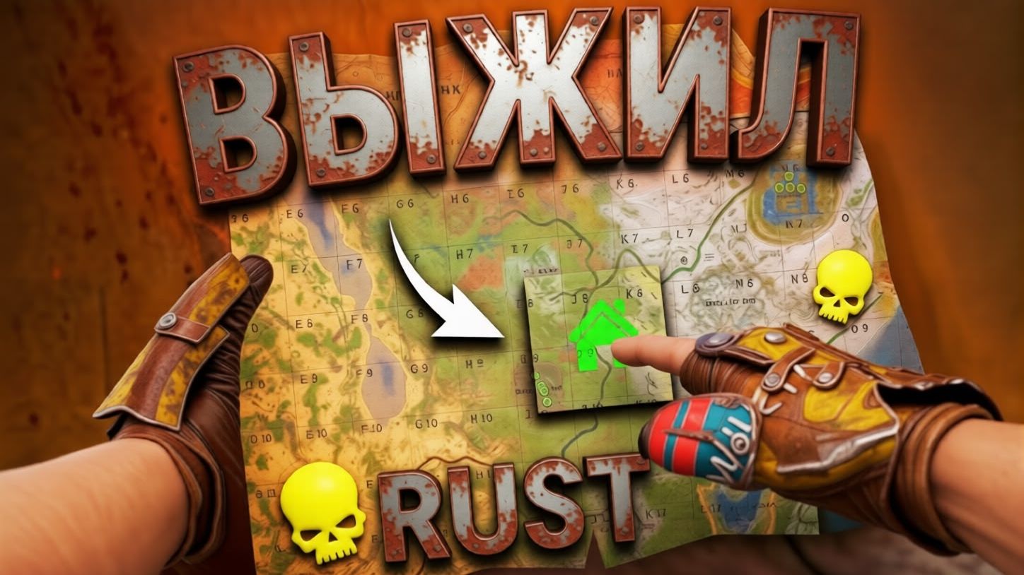 Соло Выживание Выжил Среди Кучу Соседей Раст/Rust