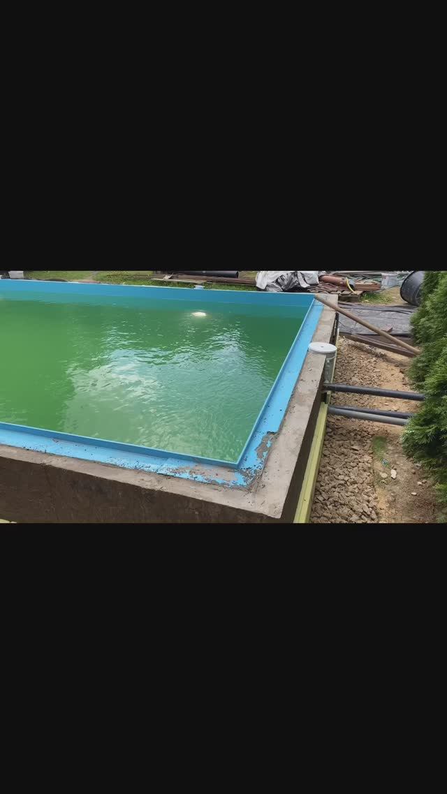 Бассейн из полипропилена 5,5*3*1,5м