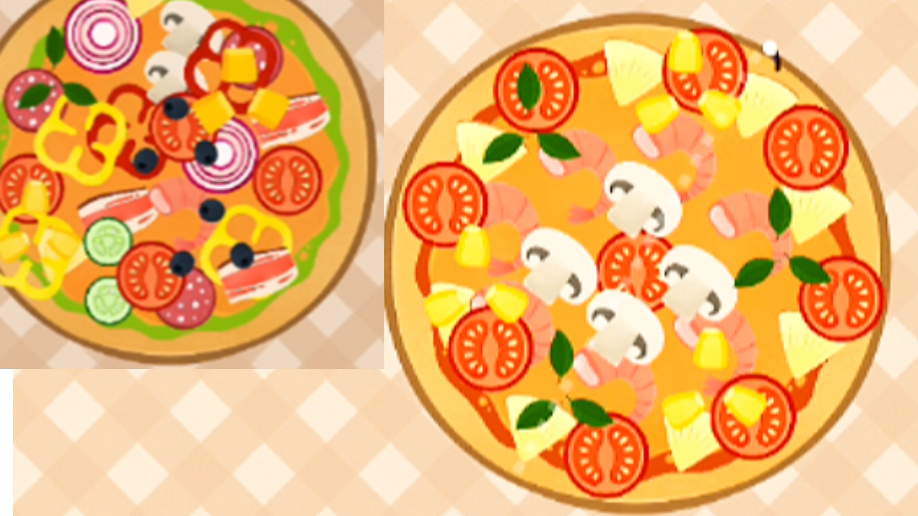 Делаем пиццу в мини игре